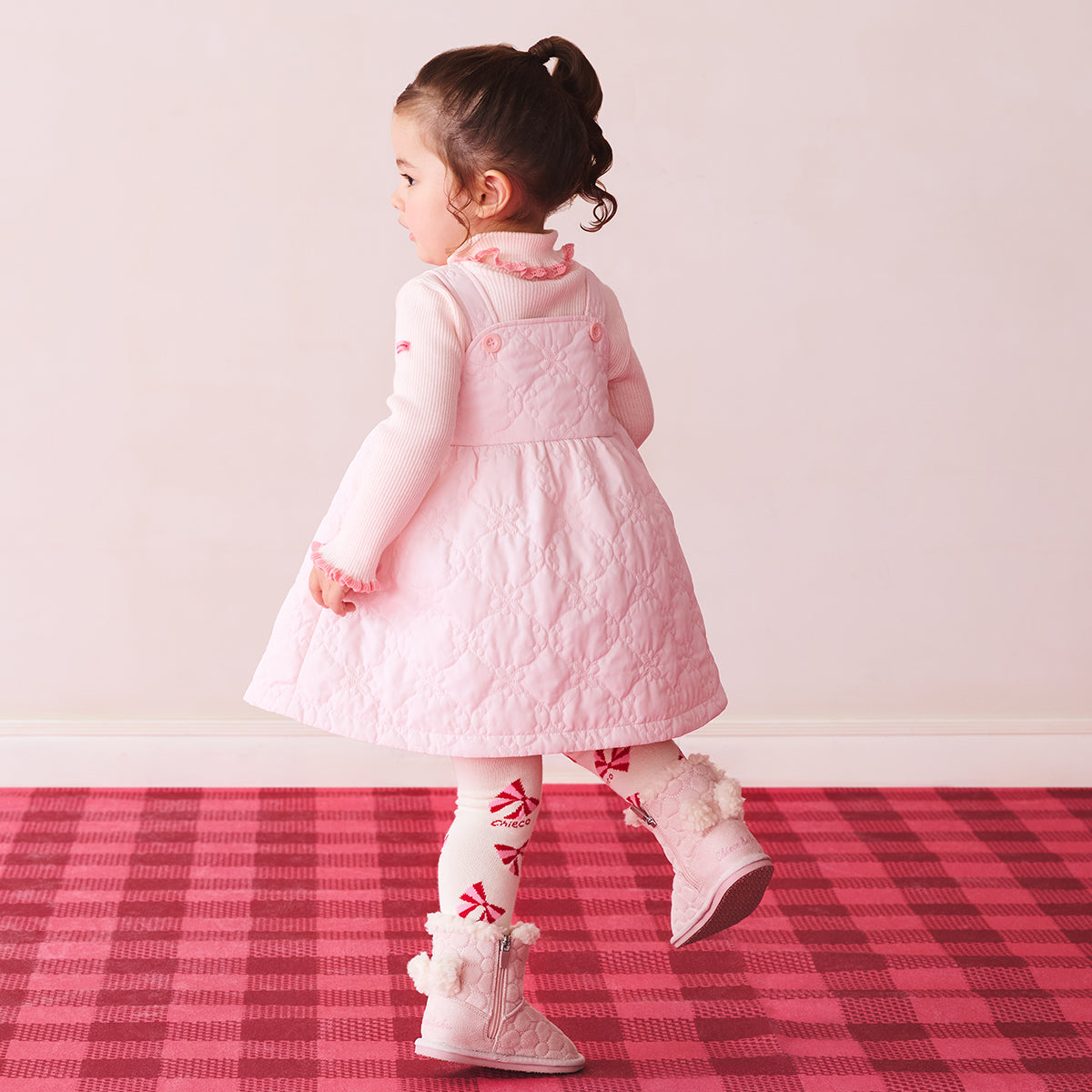 Sweet Ribbon Logo Knit Tights