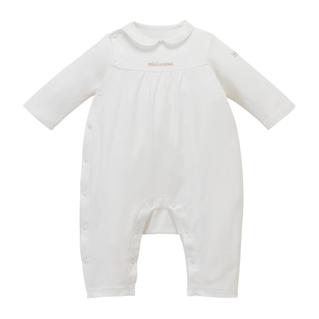 Sea Island Cotton Peter Pan Collar Coverall