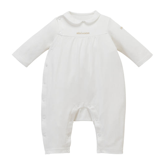 Sea Island Cotton Peter Pan Collar Coverall
