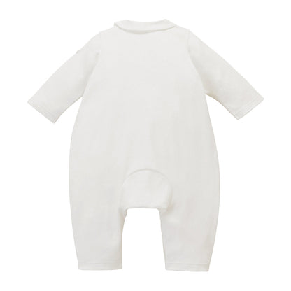 Sea Island Cotton Peter Pan Collar Coverall