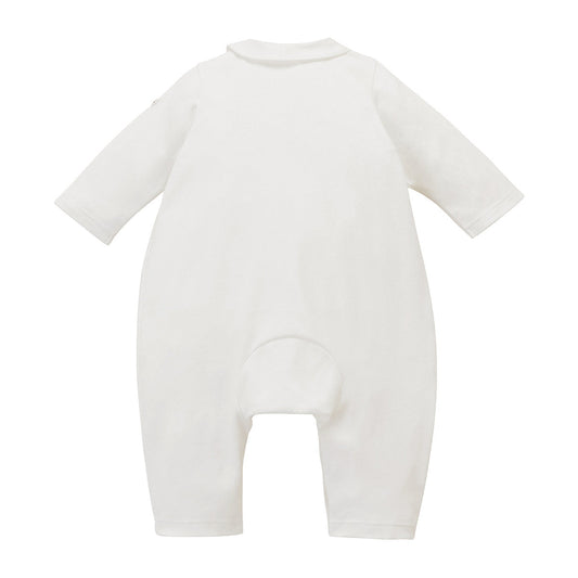 Sea Island Cotton Peter Pan Collar Coverall