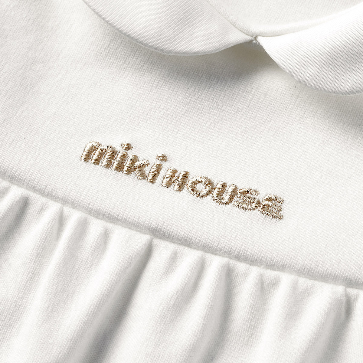 Sea Island Cotton Peter Pan Collar Coverall