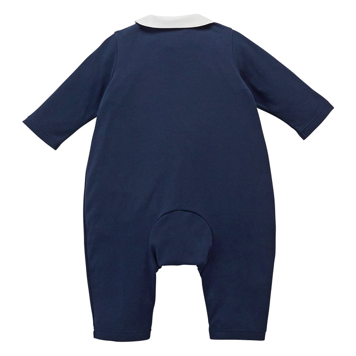 Sea Island Cotton Peter Pan Collar Coverall
