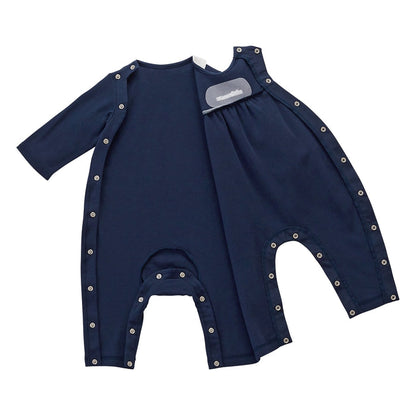Sea Island Cotton Peter Pan Collar Coverall