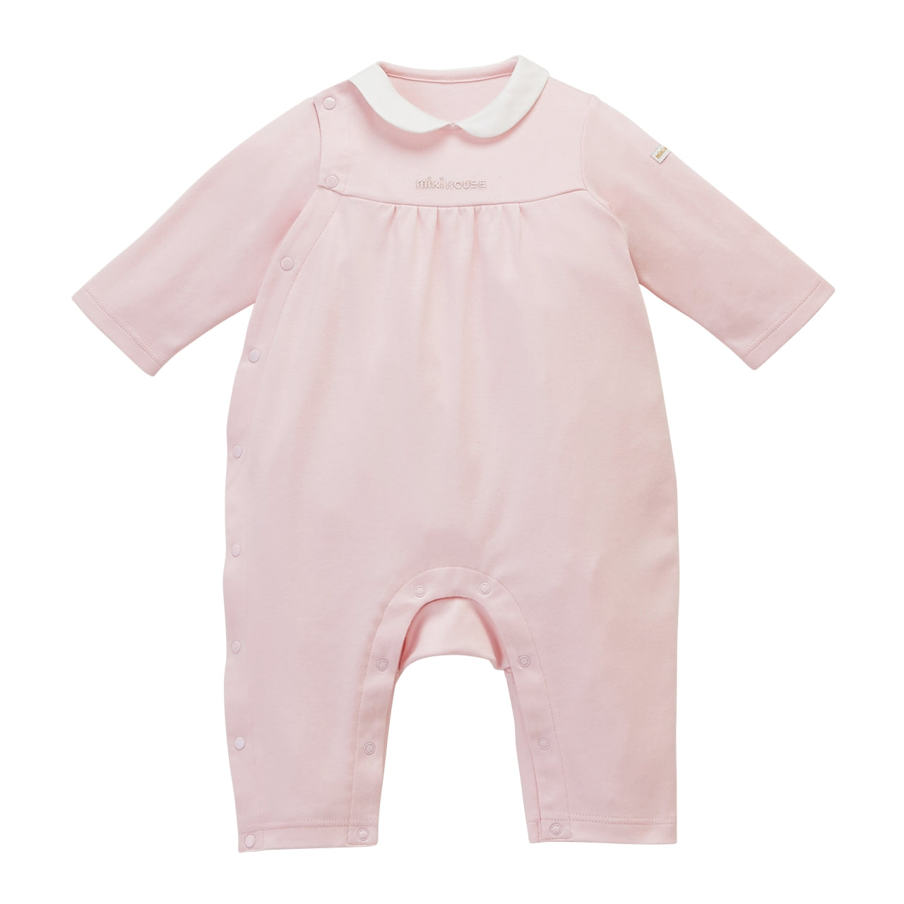 Sea Island Cotton Peter Pan Collar Coverall
