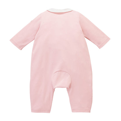 Sea Island Cotton Peter Pan Collar Coverall