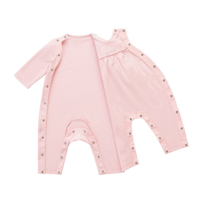 Sea Island Cotton Peter Pan Collar Coverall