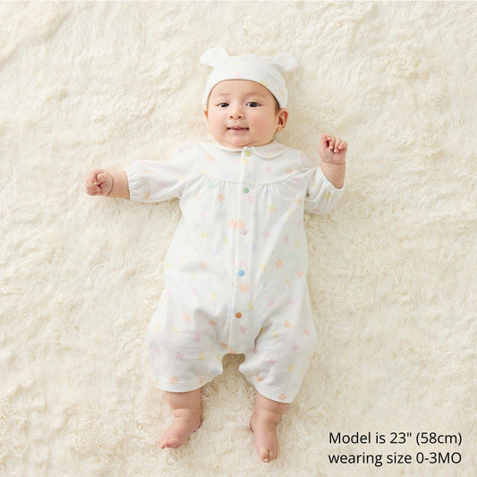 Kimono-Style Hadagi Bodysuit - Pastel Logo