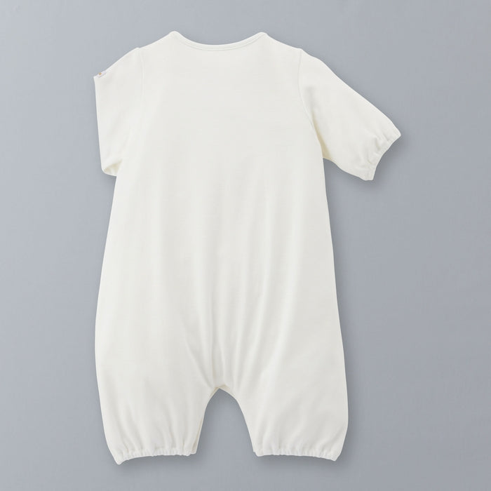 Sea Island Cotton MIKI HOUSE Logo Mini Coverall