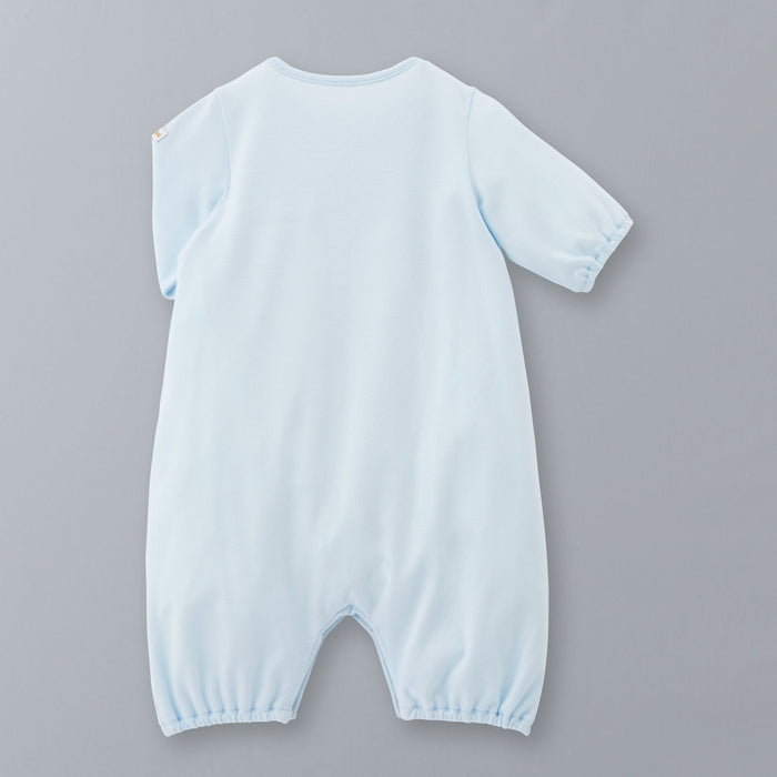 Sea Island Cotton MIKI HOUSE Logo Mini Coverall