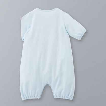 Sea Island Cotton MIKI HOUSE Logo Mini Coverall