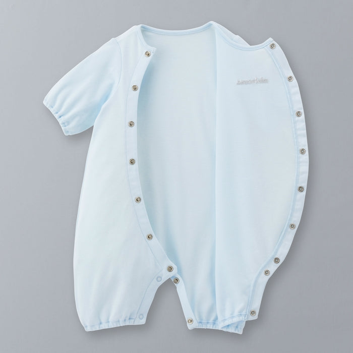 Sea Island Cotton MIKI HOUSE Logo Mini Coverall