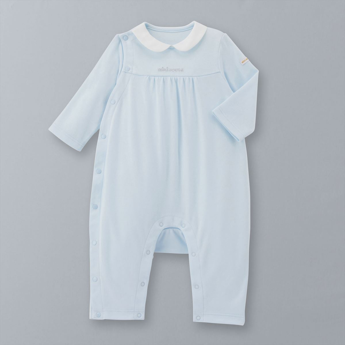 Sea Island Cotton Peter Pan Collar Coverall