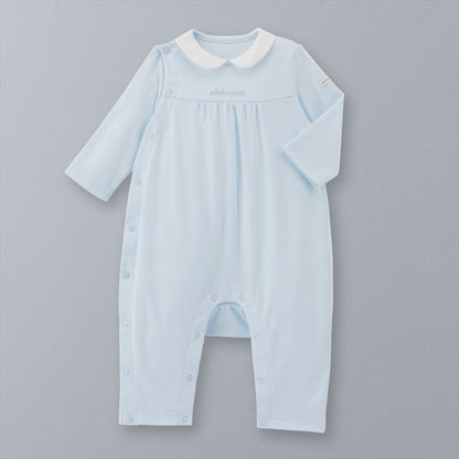 Sea Island Cotton Peter Pan Collar Coverall