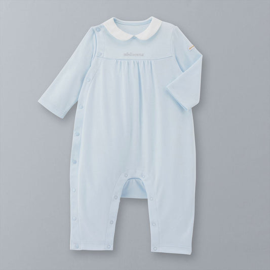 Sea Island Cotton Peter Pan Collar Coverall