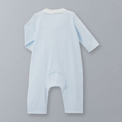Sea Island Cotton Peter Pan Collar Coverall
