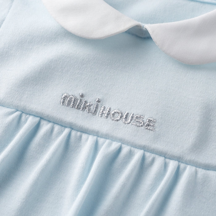 Sea Island Cotton Peter Pan Collar Coverall