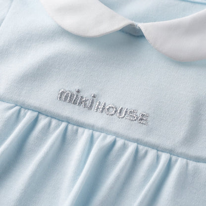 Sea Island Cotton Peter Pan Collar Coverall