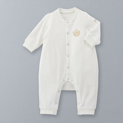 Sea Island Cotton Royal MIKI HOUSE Emblem Coveralls