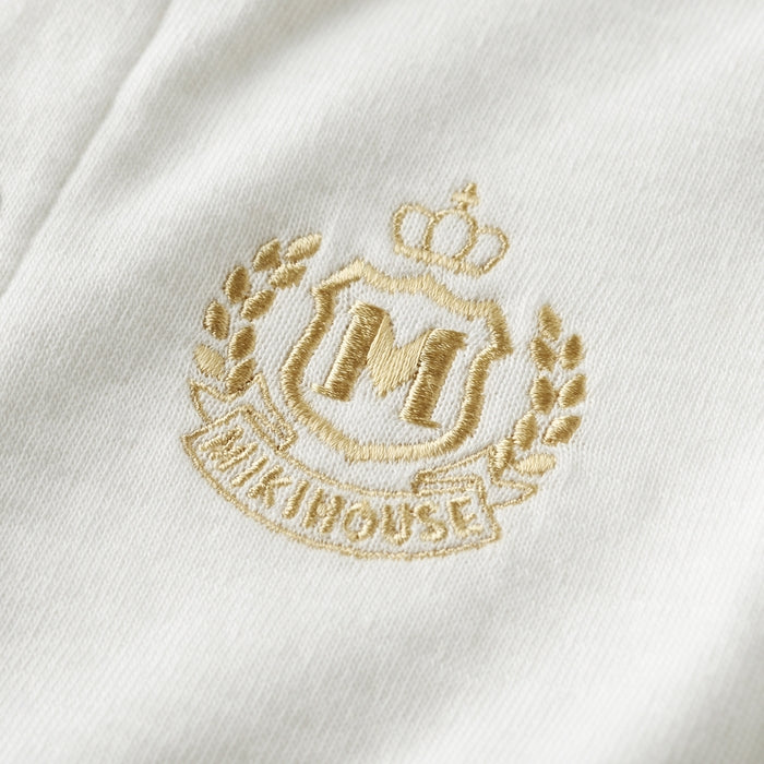 Sea Island Cotton Royal MIKI HOUSE Emblem Coveralls