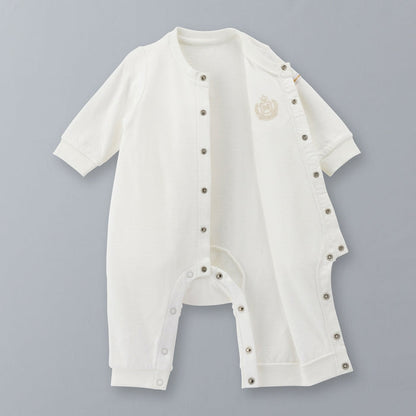 Sea Island Cotton Royal MIKI HOUSE Emblem Coveralls