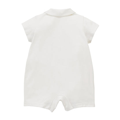 Sea Island Cotton Polo Short Rompers