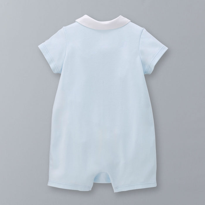 Sea Island Cotton Polo Short Rompers