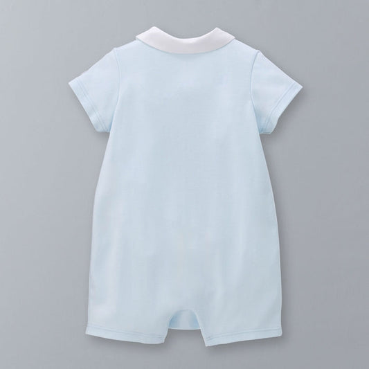 Sea Island Cotton Polo Short Rompers