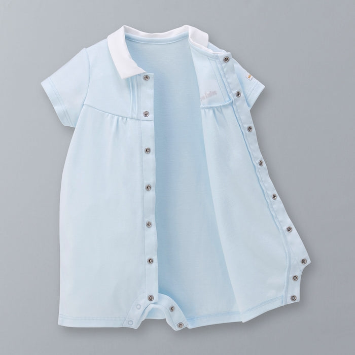 Sea Island Cotton Polo Short Rompers