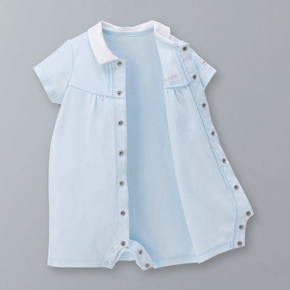 Sea Island Cotton Polo Short Rompers