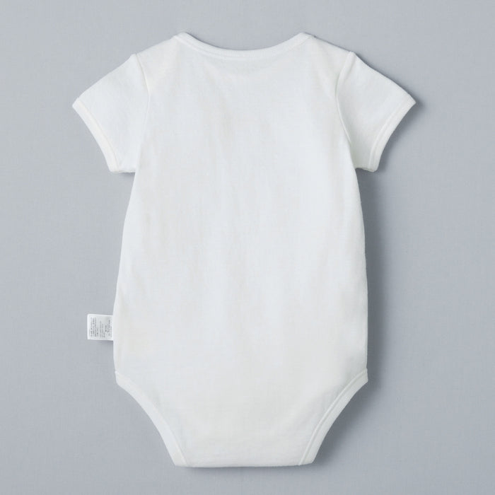 Sea Island Cotton Short-Sleeve Onesie Bodysuit
