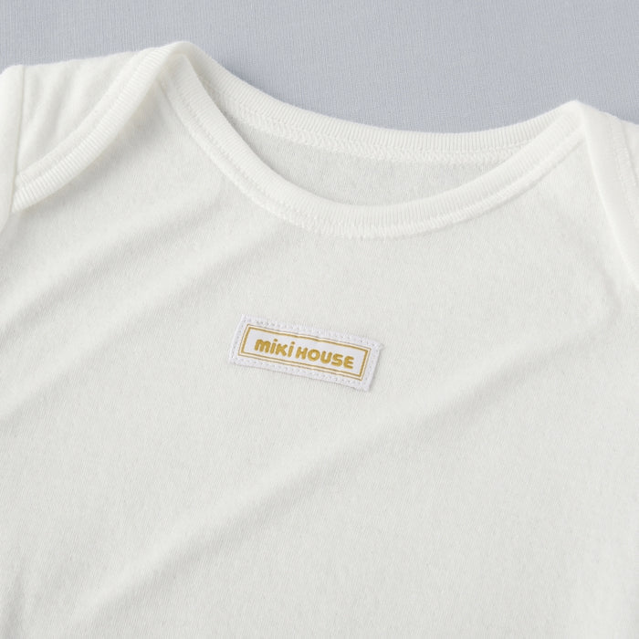 Sea Island Cotton Short-Sleeve Onesie Bodysuit