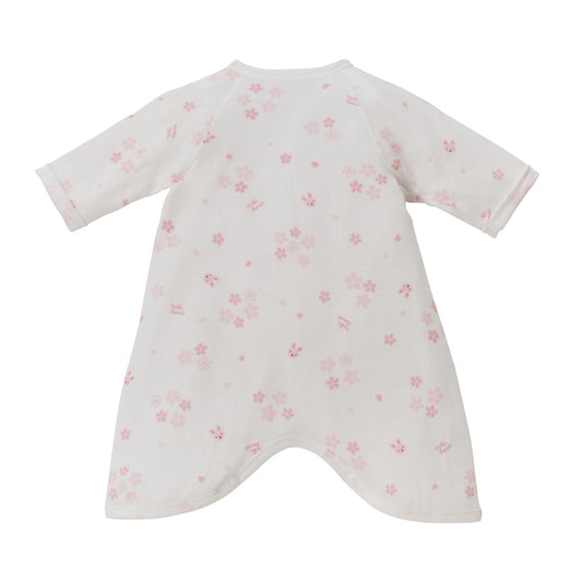 Kimono-Style Hadagi Bodysuit - Japanese Pastel