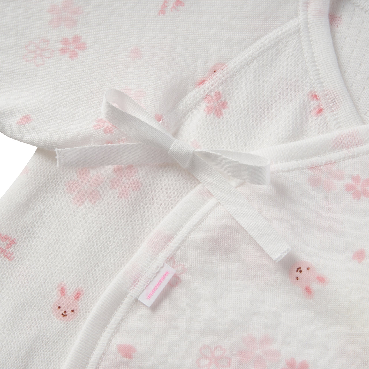 Kimono-Style Hadagi Bodysuit - Japanese Pastel