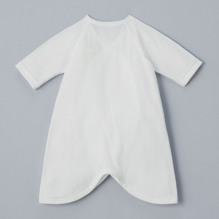Sea Island Cotton Kimono-Style Hadagi Bodysuit
