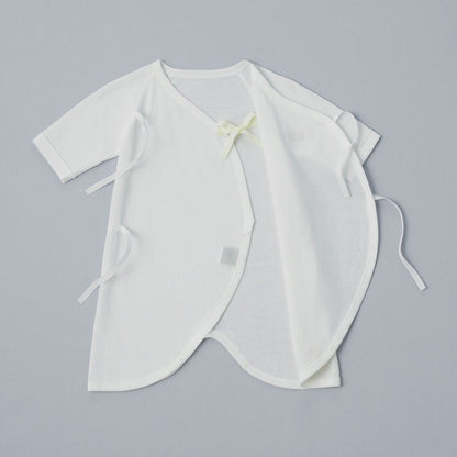 Sea Island Cotton Kimono-Style Hadagi Bodysuit