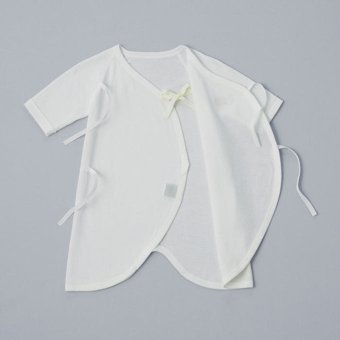 Sea Island Cotton Kimono-Style Hadagi Bodysuit