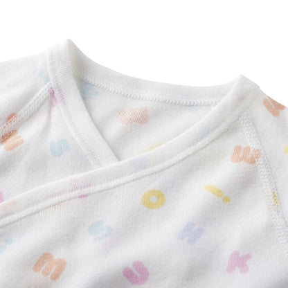 Kimono-Style Hadagi Bodysuit - Pastel Logo