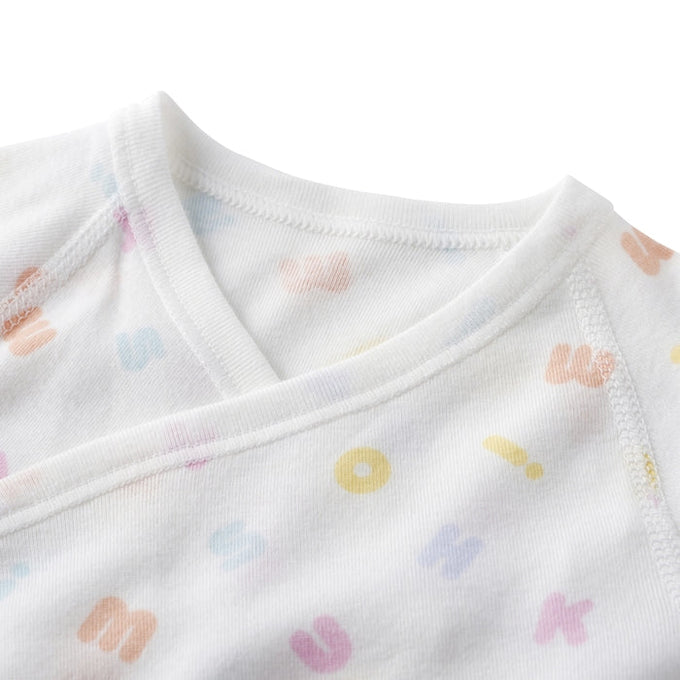 Kimono-Style Hadagi Bodysuit - Pastel Logo