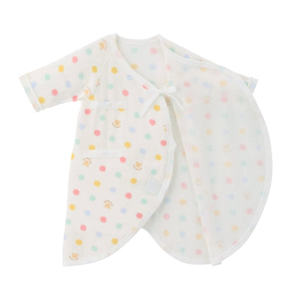 Kimono-Style Hadagi Bodysuit - Polka Dot