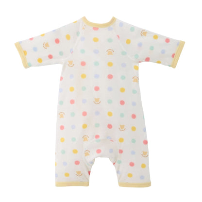Kimono-Style Hadagi Coverall - Polka Dots
