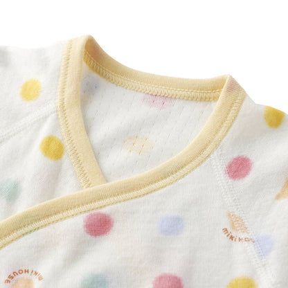 Kimono-Style Hadagi Coverall - Polka Dots