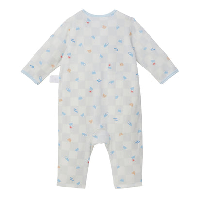 Japanese Pastel Knit Gauze Coverall