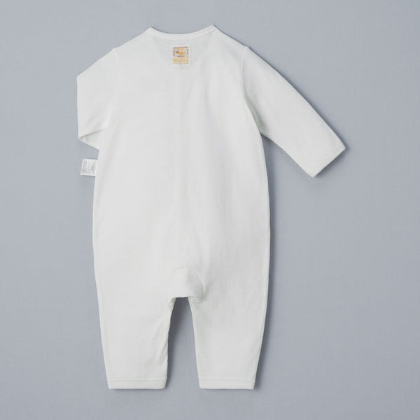Sea Island Cotton Coverall - WHITE