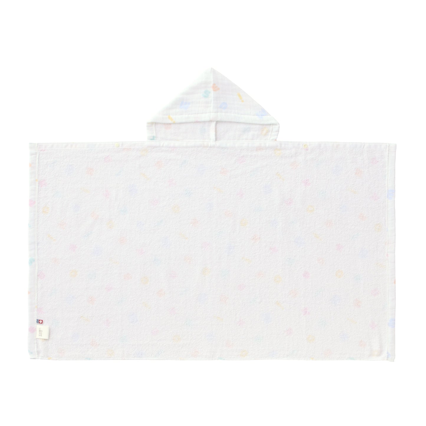 Pastel Logo Gauze Bath Poncho & Mini Towel Set (Gift Box Included)