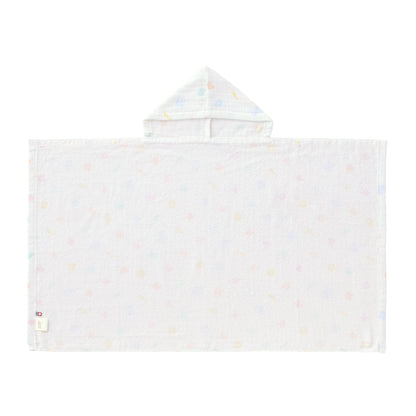 Pastel Logo Gauze Bath Poncho & Mini Towel Set (Gift Box Included)