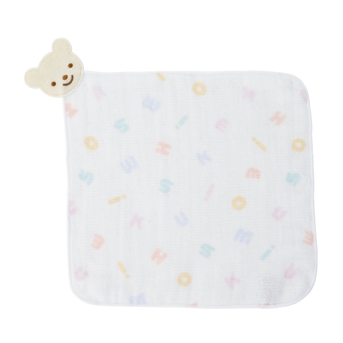 Pastel Logo Gauze Bath Poncho & Mini Towel Set (Gift Box Included)