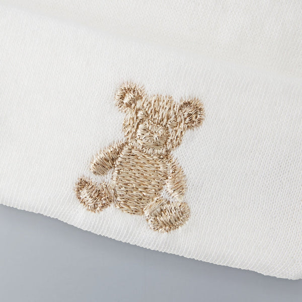Sea Island Cotton Knot Hat - WHITE