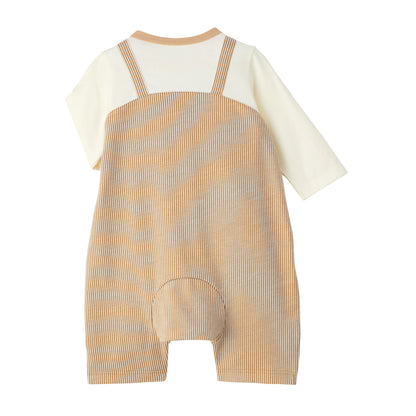 Long-Sleeve Bear Band Rompers