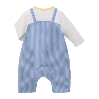 Long-Sleeve Bear Band Rompers